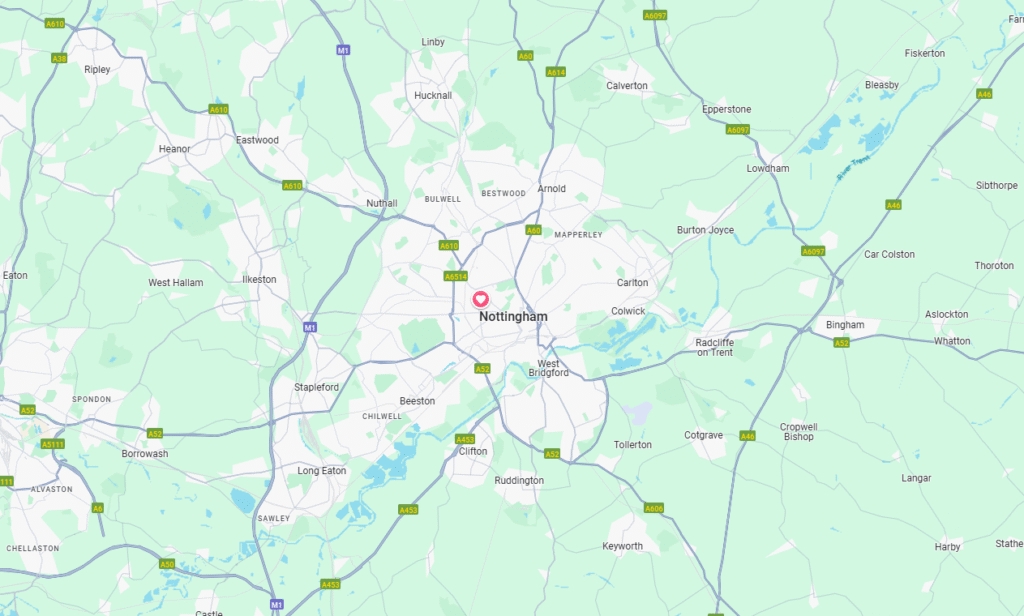 Nottingham Auto Electrics - Areas We Serve - Surrounding Areas